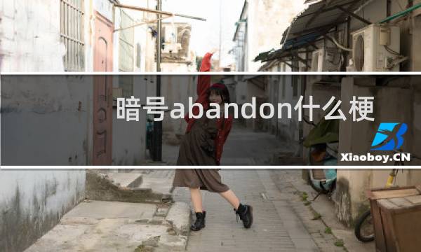 暗号abandon什么梗