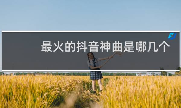 最火的抖音神曲是哪几个