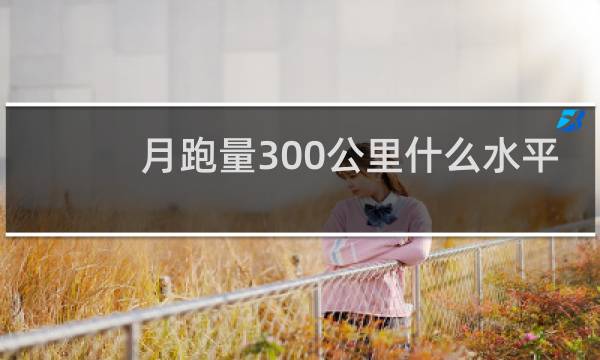 月跑量300公里什么水平