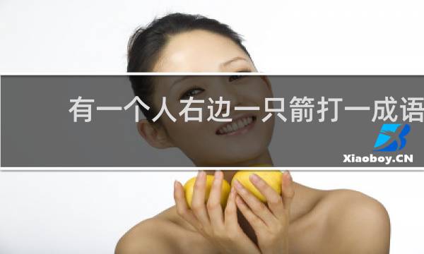 有一个人右边一只箭打一成语