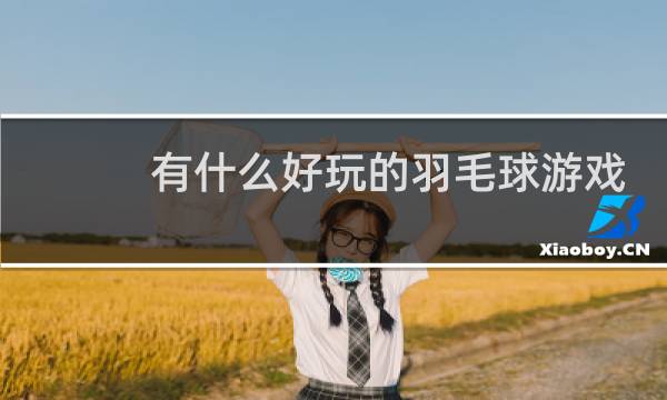 有什么好玩的羽毛球游戏