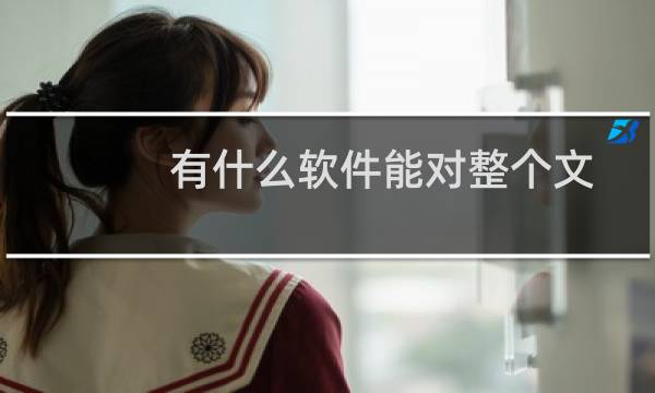 有什么软件能对整个文件进行英语翻译