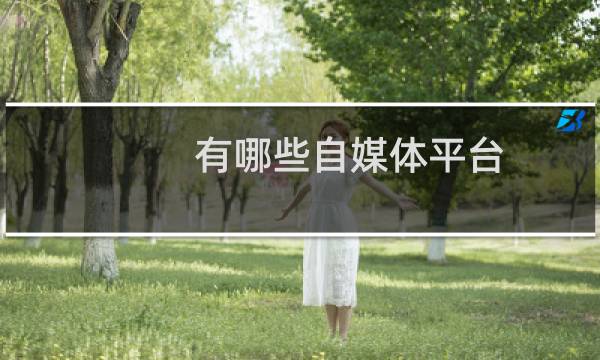 有哪些自媒体平台(目前自媒体平台有哪些)