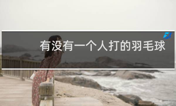 有没有一个人打的羽毛球