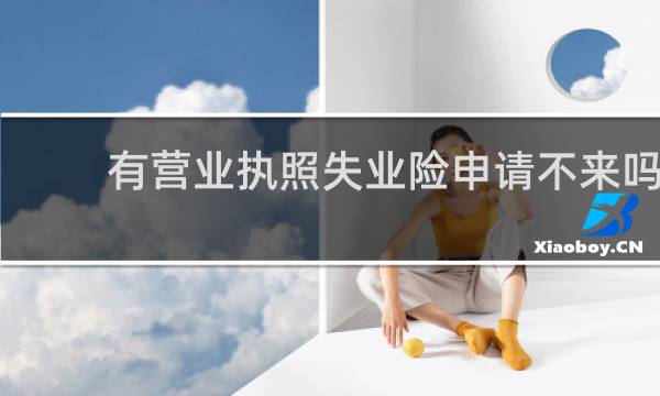 有营业执照失业险申请不来吗