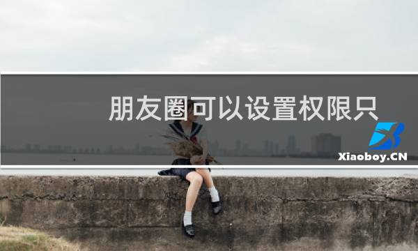 朋友圈可以设置权限只见一条吗
