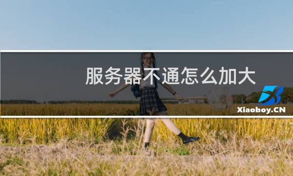 服务器不通怎么加大 事-云服务器问题