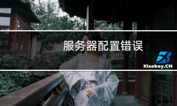 服务器配置错误,没有百度快照