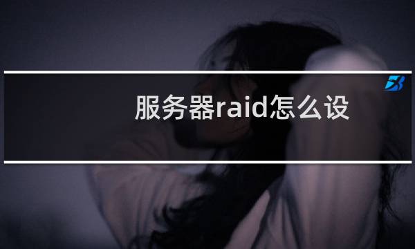 服务器raid怎么设置（服务器做raid有什么用）
