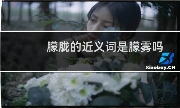 朦胧的近义词是朦雾吗(“朦胧”的近义词是什么)