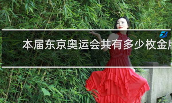 本届东京奥运会共有多少枚金牌