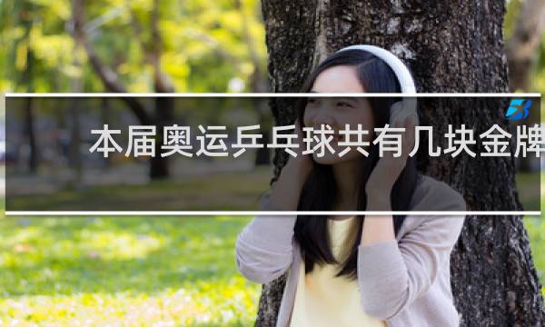 本届奥运乒乓球共有几块金牌