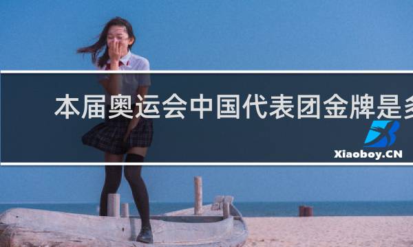 本届奥运会中国代表团金牌是多少