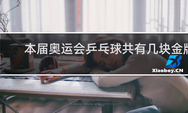 本届奥运会乒乓球共有几块金牌