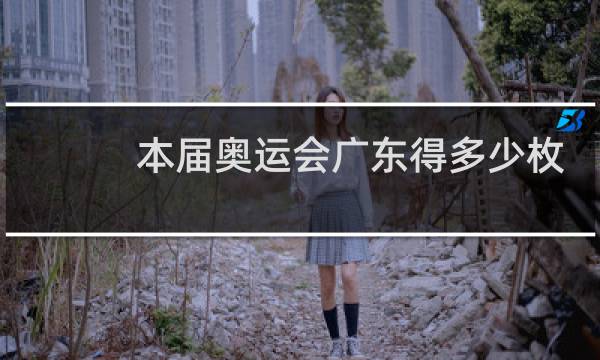 本届奥运会广东得多少枚