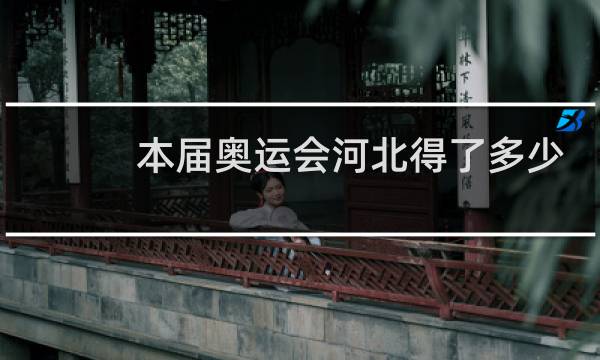 本届奥运会河北得了多少