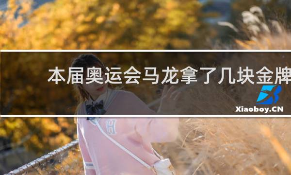 本届奥运会马龙拿了几块金牌