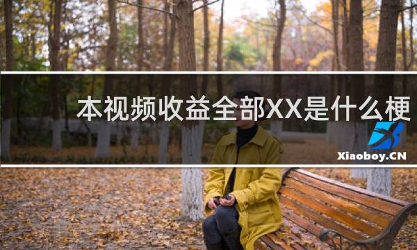 本视频收益全部XX是什么梗