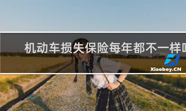 机动车损失保险每年都不一样吗
