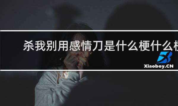 杀我别用感情刀是什么梗什么梗
