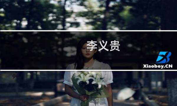 李义贵(关于李义贵的简介)