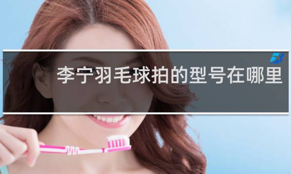 李宁羽毛球拍的型号在哪里
