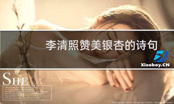 李清照赞美银杏的诗句