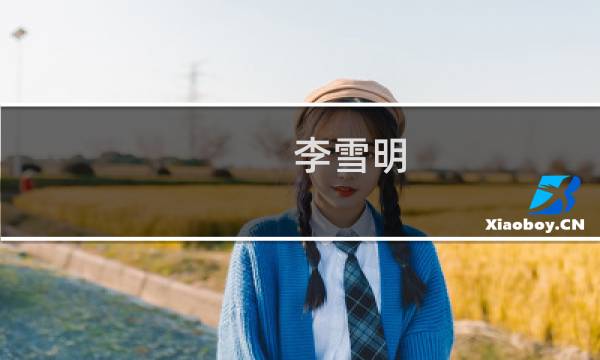 李雪明(关于李雪明的简介)图片