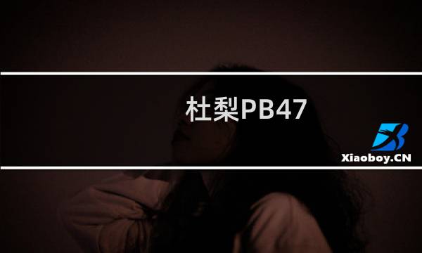 杜梨PB47(关于杜梨PB47的简介)图片