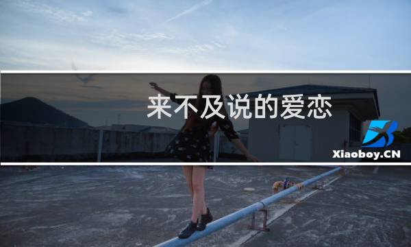 来不及说的爱恋(关于来不及说的爱恋的简介)图片