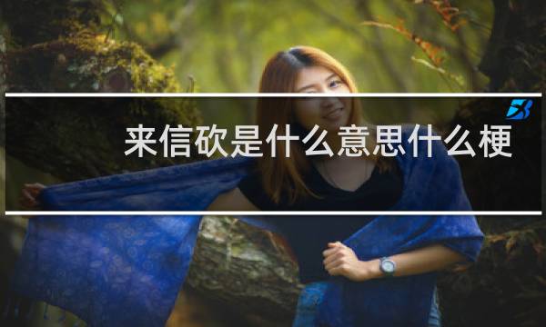 来信砍是什么意思什么梗