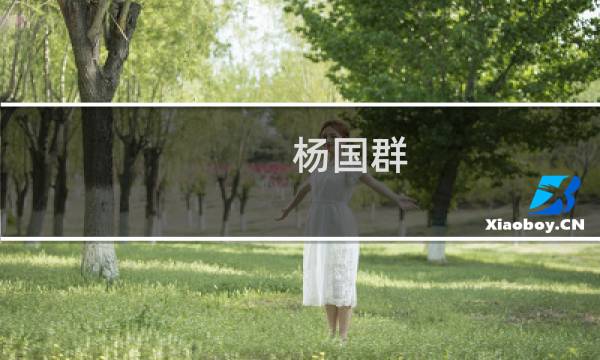 杨国群(关于杨国群的简介)