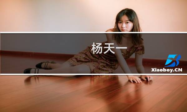 杨天一(关于杨天一的简介)