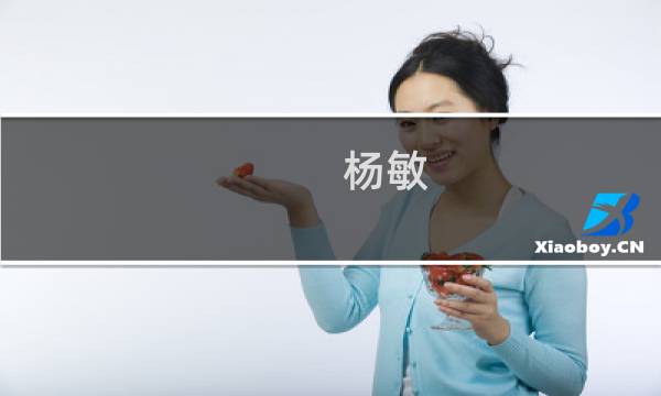 杨敏(第一财经杨敏资料单位?)
