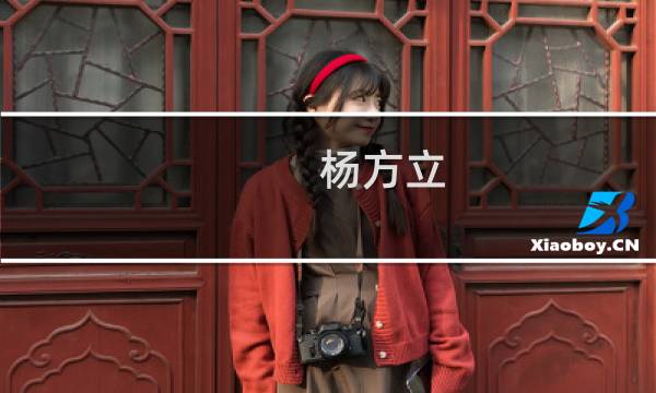 杨方立(关于杨方立的简介)