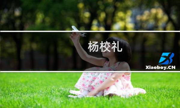 杨校礼(关于杨校礼的简介)