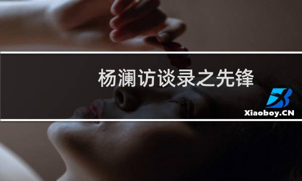 杨澜访谈录之先锋(关于杨澜访谈录之先锋的简介)图片