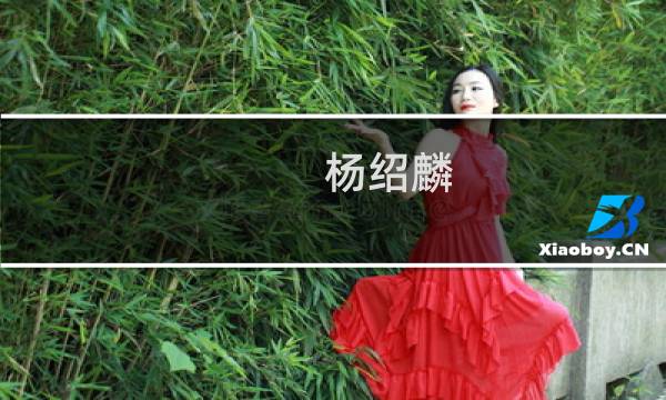 杨绍麟(关于杨绍麟的简介)