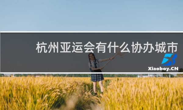 杭州亚运会有什么协办城市