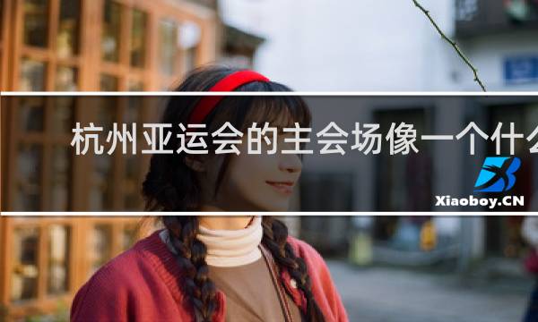 杭州亚运会的主会场像一个什么