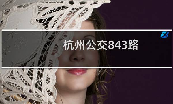 杭州公交843路(关于杭州公交843路的简介)图片