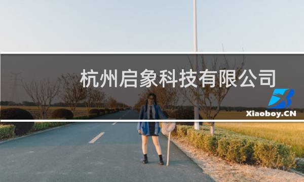 杭州启象科技有限公司(关于杭州启象科技有限公司的简介)图片