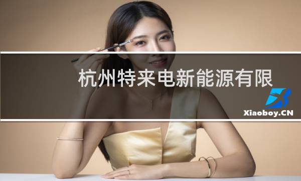 杭州特来电新能源有限公司(关于杭州特来电新能源有限公司的简介)