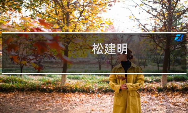 松建明(关于松建明的简介)图片