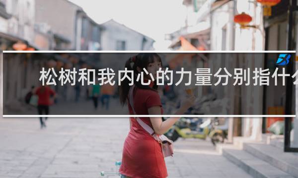 松树和我内心的力量分别指什么