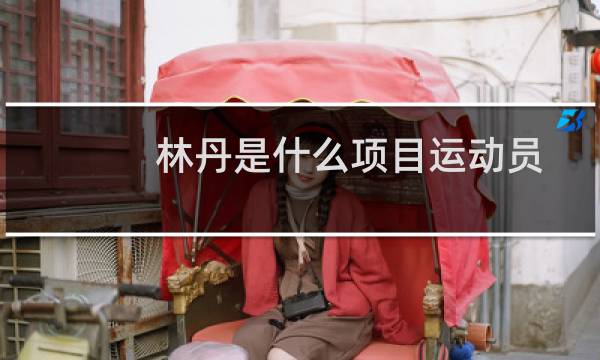 林丹是什么项目运动员