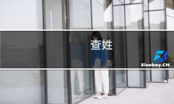 查姓（查姓名得分）图片