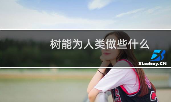 树能为人类做些什么