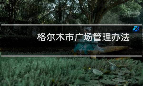 格尔木市广场管理办法(关于格尔木市广场管理办法的简介)图片
