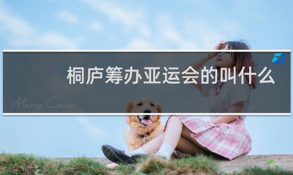 桐庐筹办亚运会的叫什么